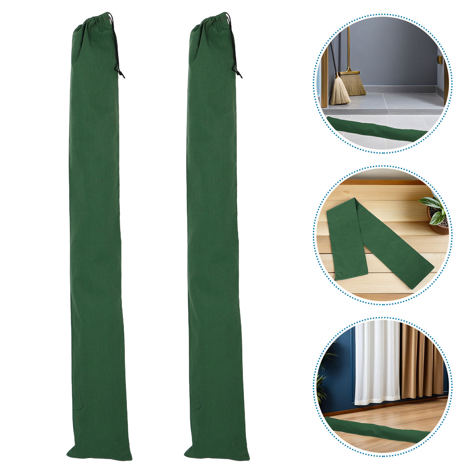 Flood Barrier Bag - 3Pcs Kantong Pasir Kanvas untuk Pengendalian