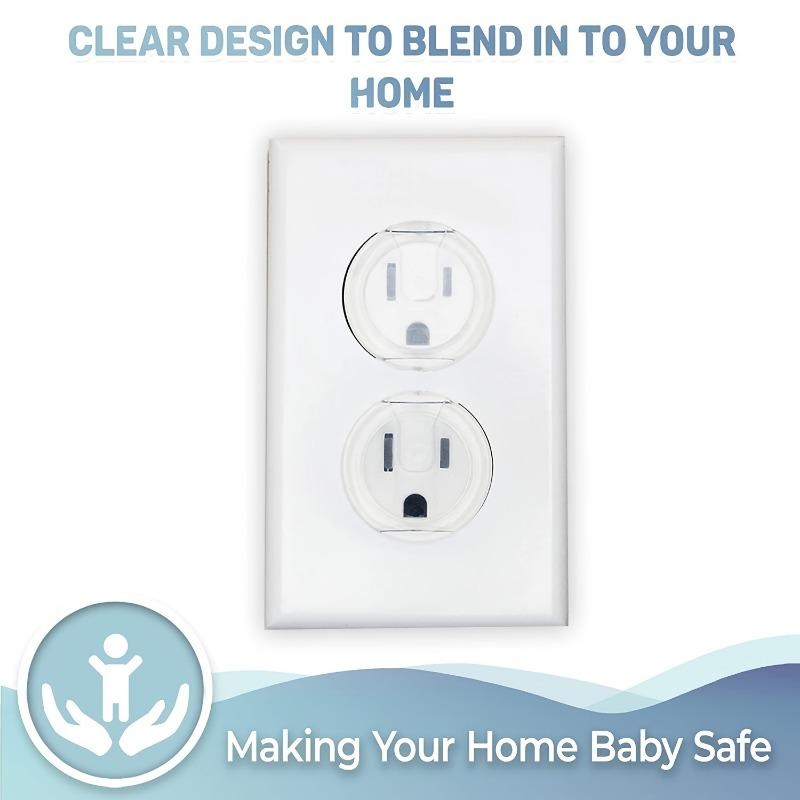 Outlet Cover Baby - Penutup Stopkontak Transparan, Penutup Stopkontak Pengaman
