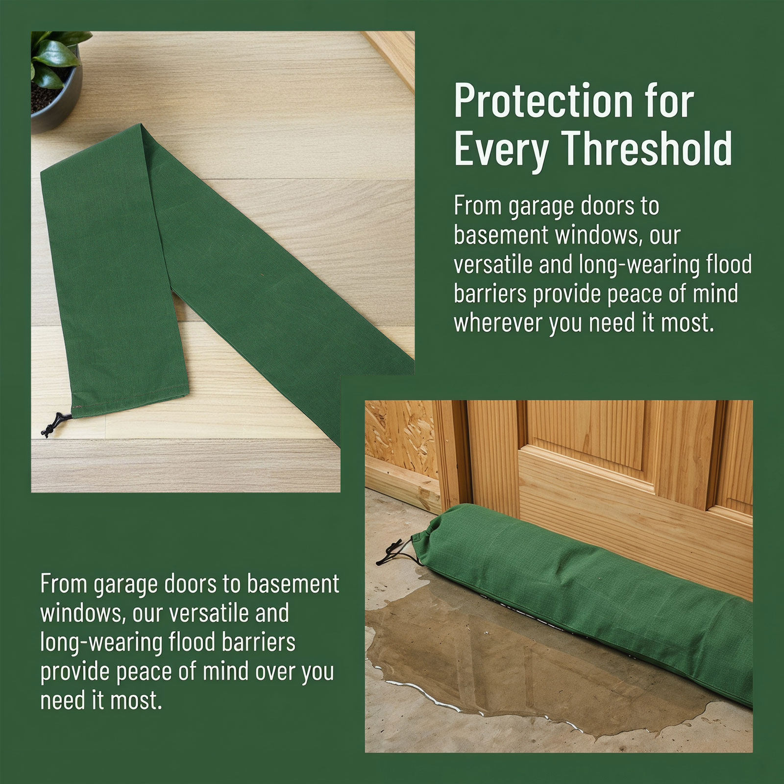 3Pcs Kantong Pasir Kanvas untu - Flood Barrier Bag ulasan dan harga