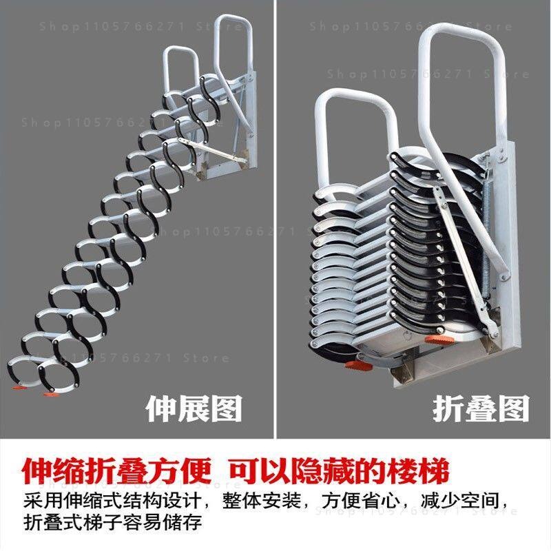Tangga Teleskopik Loteng Lipat - Fire Escape Ladder ulasan dan harga