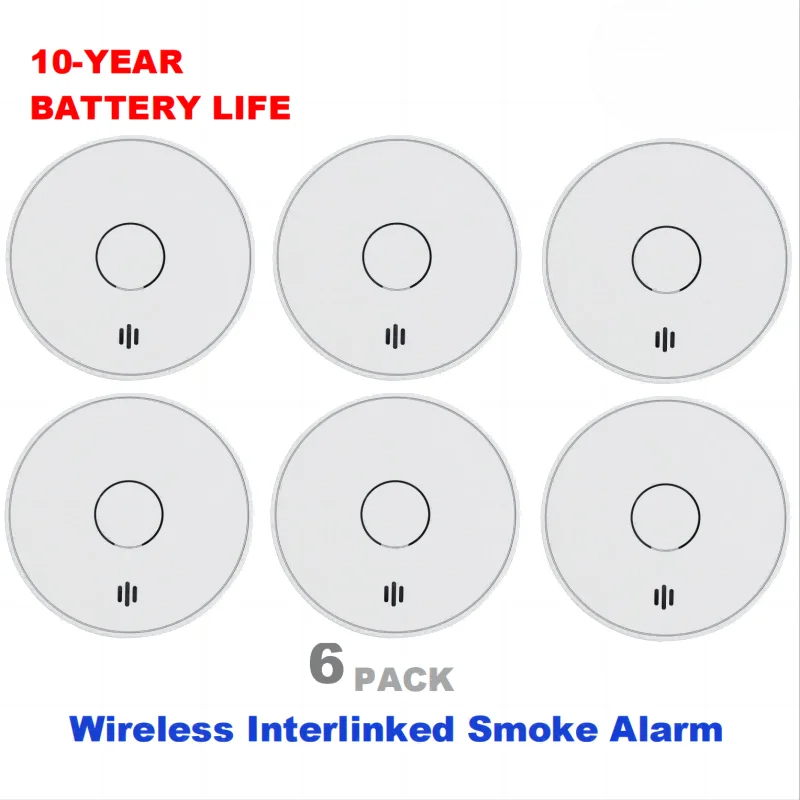 Alarm Asap Terhubung Nirkabel  - Smoke Detector Interconnected ulasan dan harga
