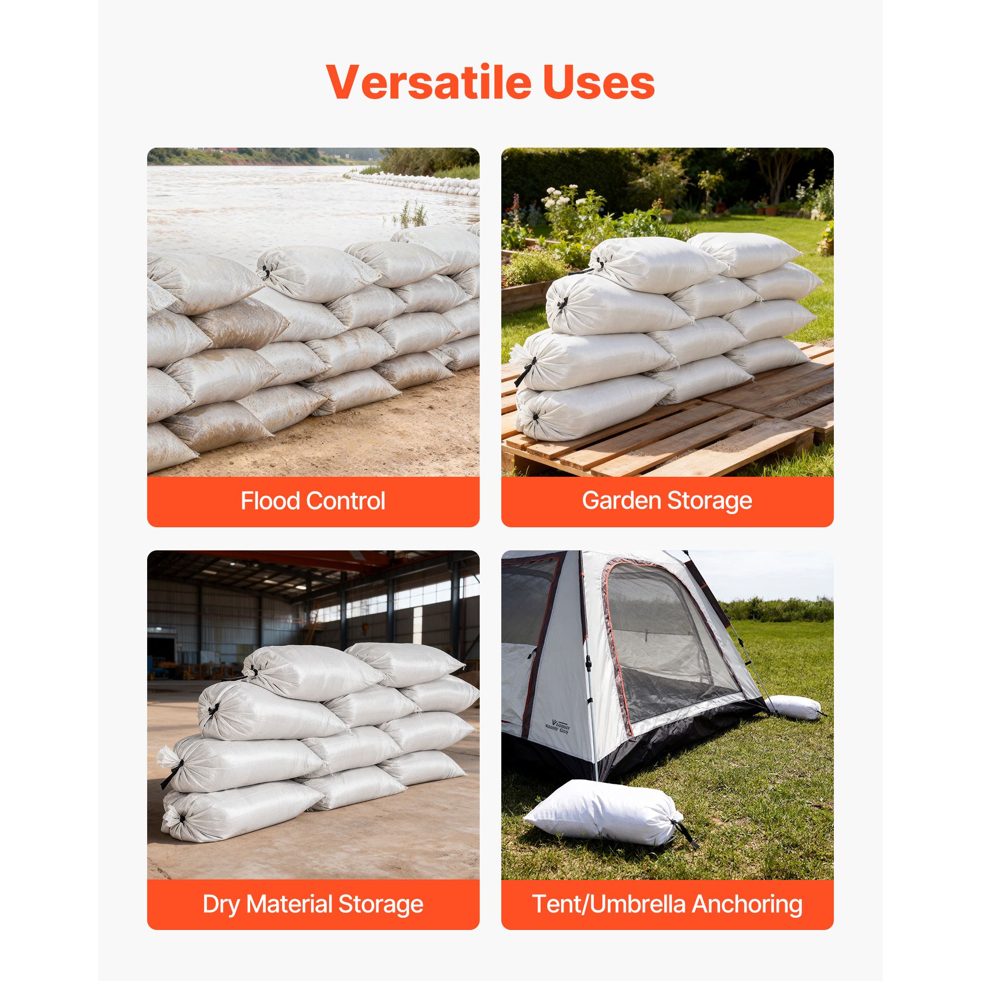 Kantong Pasir Kosong, 100 Pake - Flood Barrier Bag ulasan dan harga