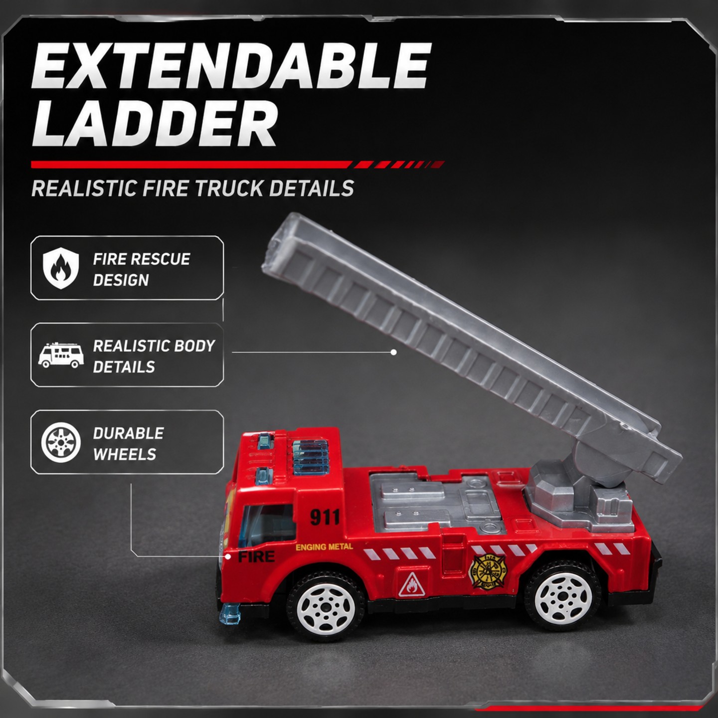 Set Kendaraan Pemadam Kebakara - Fire Escape Ladder ulasan dan harga