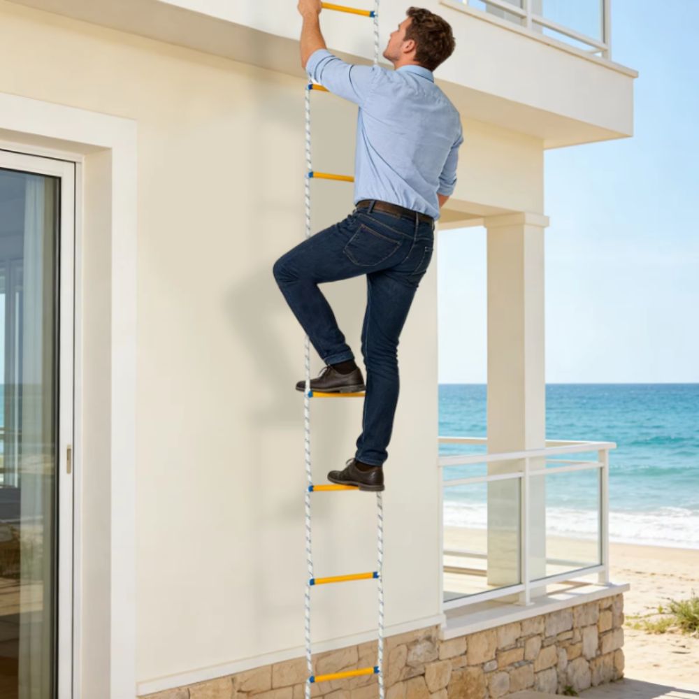 Tangga Tali Berinsulasi, Tangg - Fire Escape Ladder ulasan dan harga