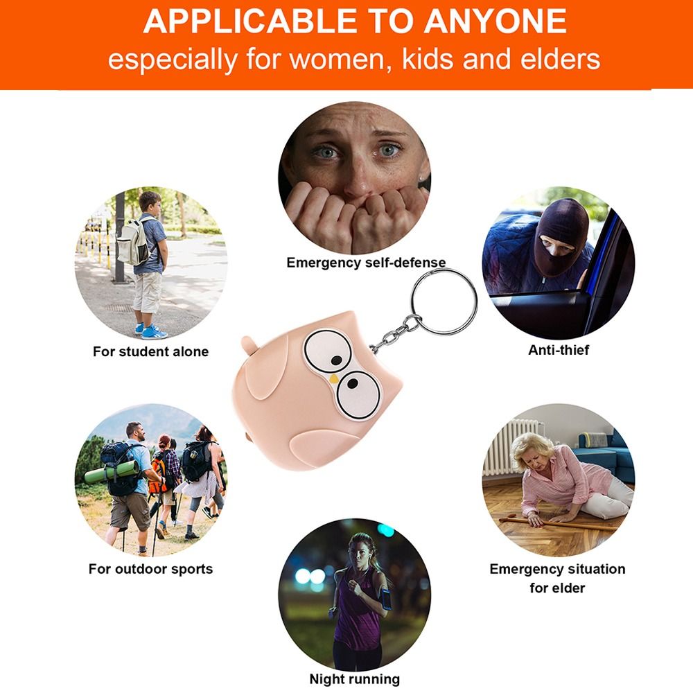Alarm Pertahanan Diri Anti-Ser - Personal Alarm Keychain ulasan dan harga