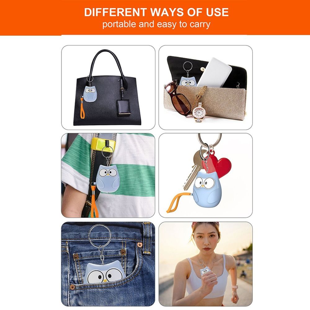 Alarm Pertahanan Diri Anti-Ser - Personal Alarm Keychain ulasan dan harga