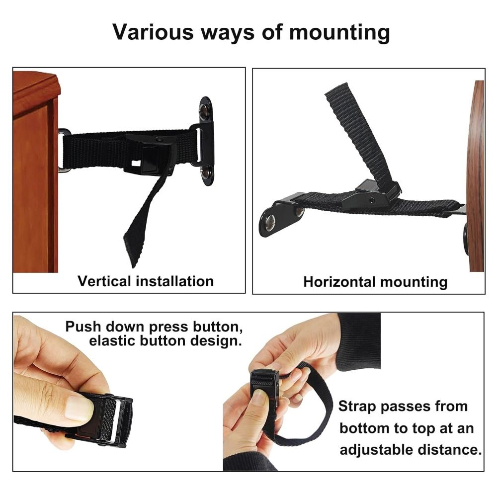 Pemasangan Mudah, Penahan Furn - Earthquake Anchor Strap ulasan dan harga