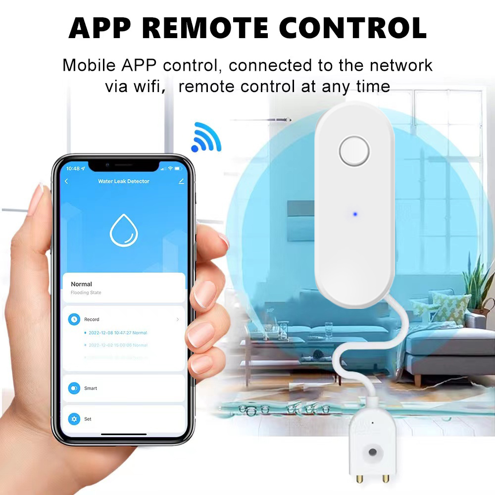 Tuya WiFi Sensor kebocoran air - Water Alarm Sensor ulasan dan harga